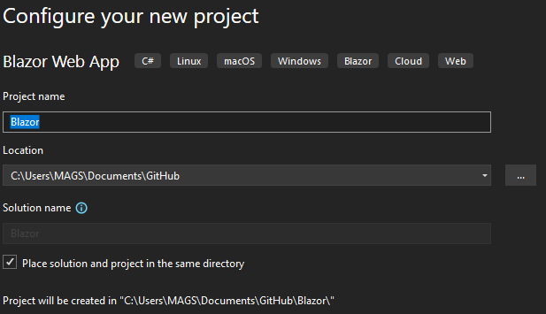 Navngiv projektet